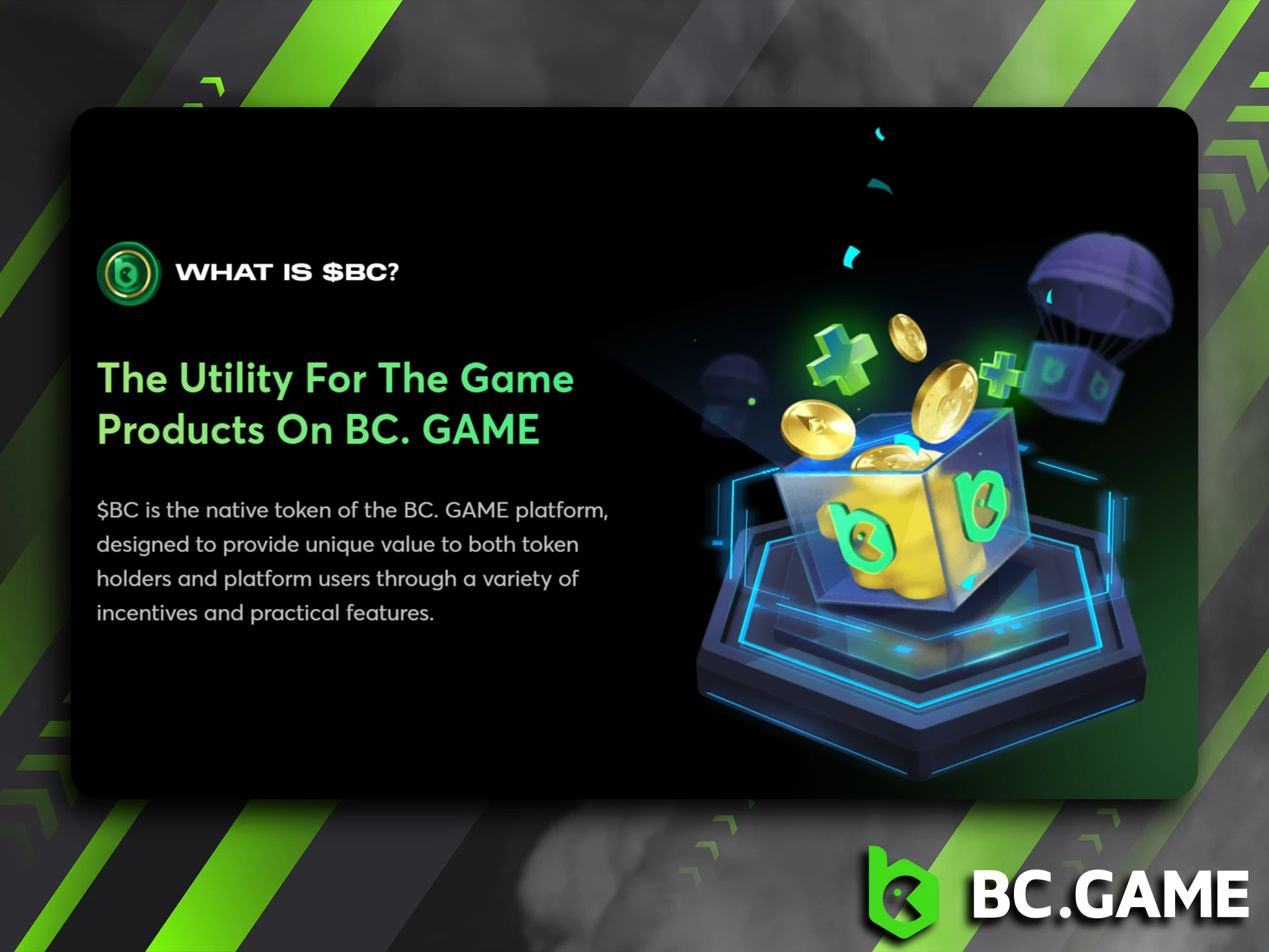 BCD is the BC Game's currency that can be used for gambling and betting.