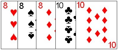 Five card combination - Full House Five card combination - Full House