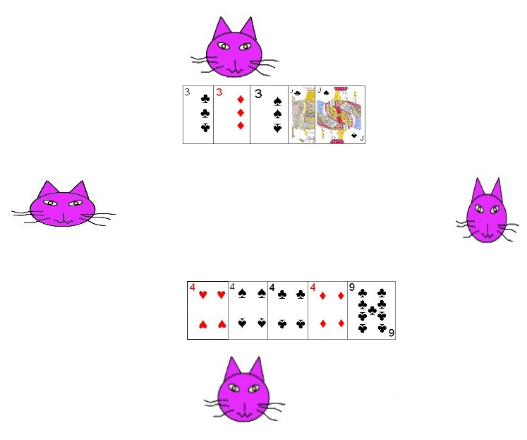 Some combinations can be played out of turn in Bu Bu Gao Sheng Some combinations can be played out of turn in Bu Bu Gao Sheng