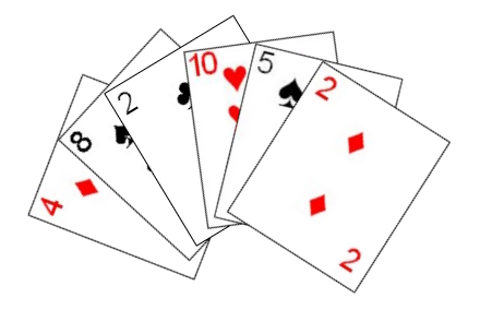 Very low hand dealt in Rodskagg Very low hand dealt in Rodskagg
