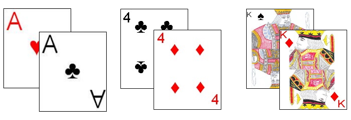 A player having three pairs after the deal must so announce this fact A player having three pairs after the deal must so announce this fact