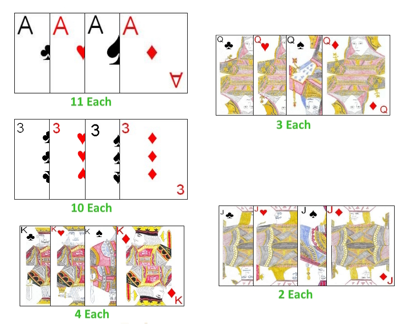 Point scoring cards in Alcalde Point scoring cards in Alcalde
